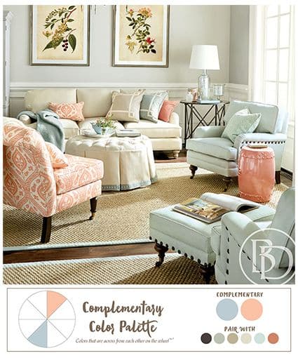 الألوان التكميلية واستخداماتها في الديكور الداخلي - كيفية إستخدام عجلة الألوان لتنسيق الديكور الداخلي